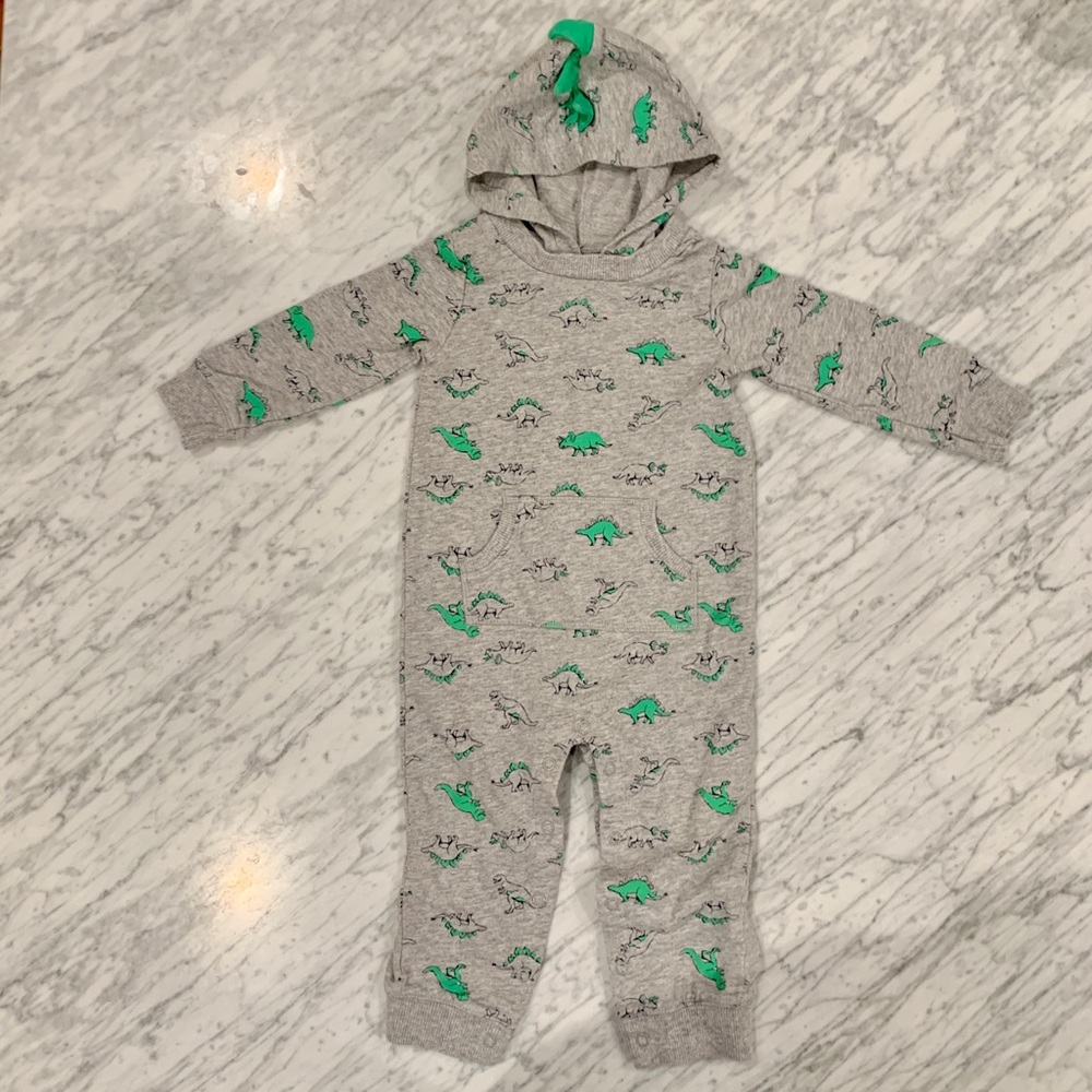 Hooded Dinosaur Onesie by Carter’s, Size 18 Months